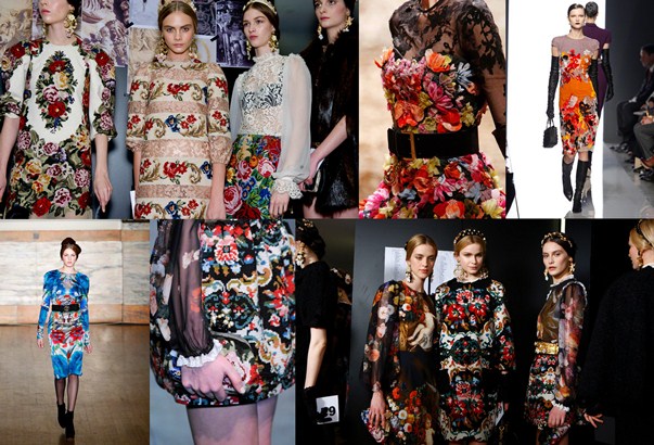 Fall Winter Florals groot klein