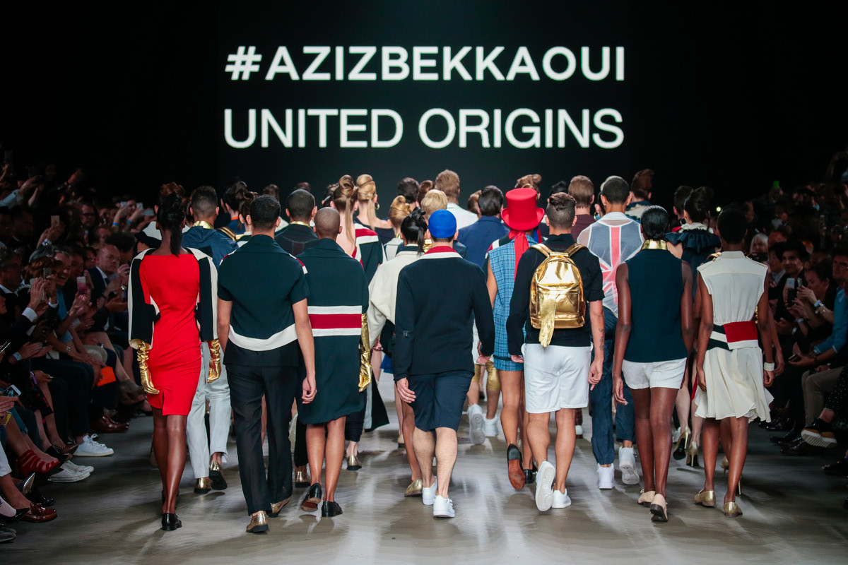 Aziz Bekkaoui Mercedes-Benz FashionWeek Amsterdam